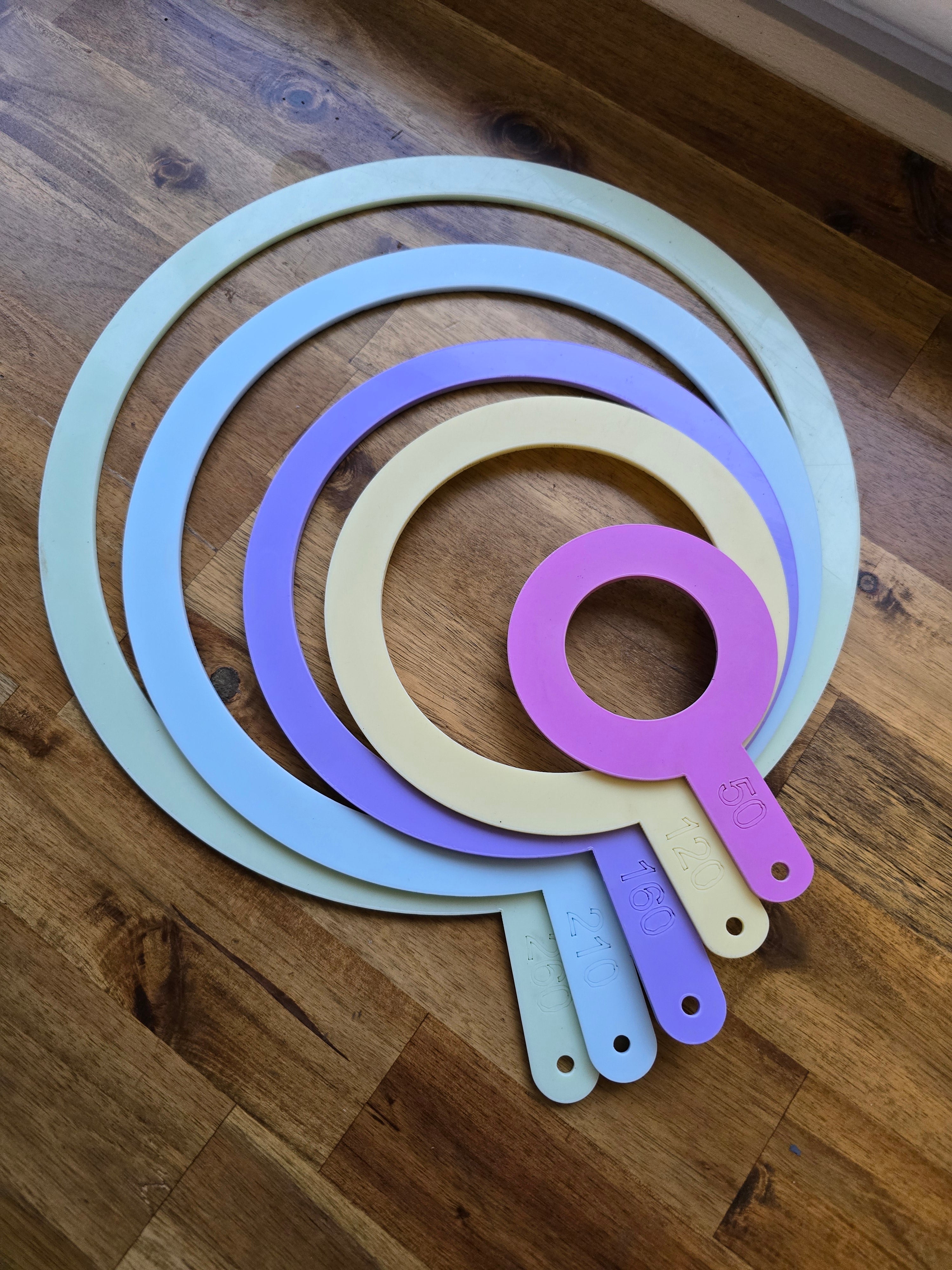 Bloom Sizing Rings Solid and Mixed Colours – Conerin Farm