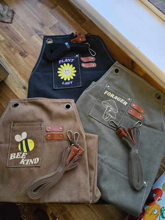 Custom Gardener and Florist Canvas Aprons