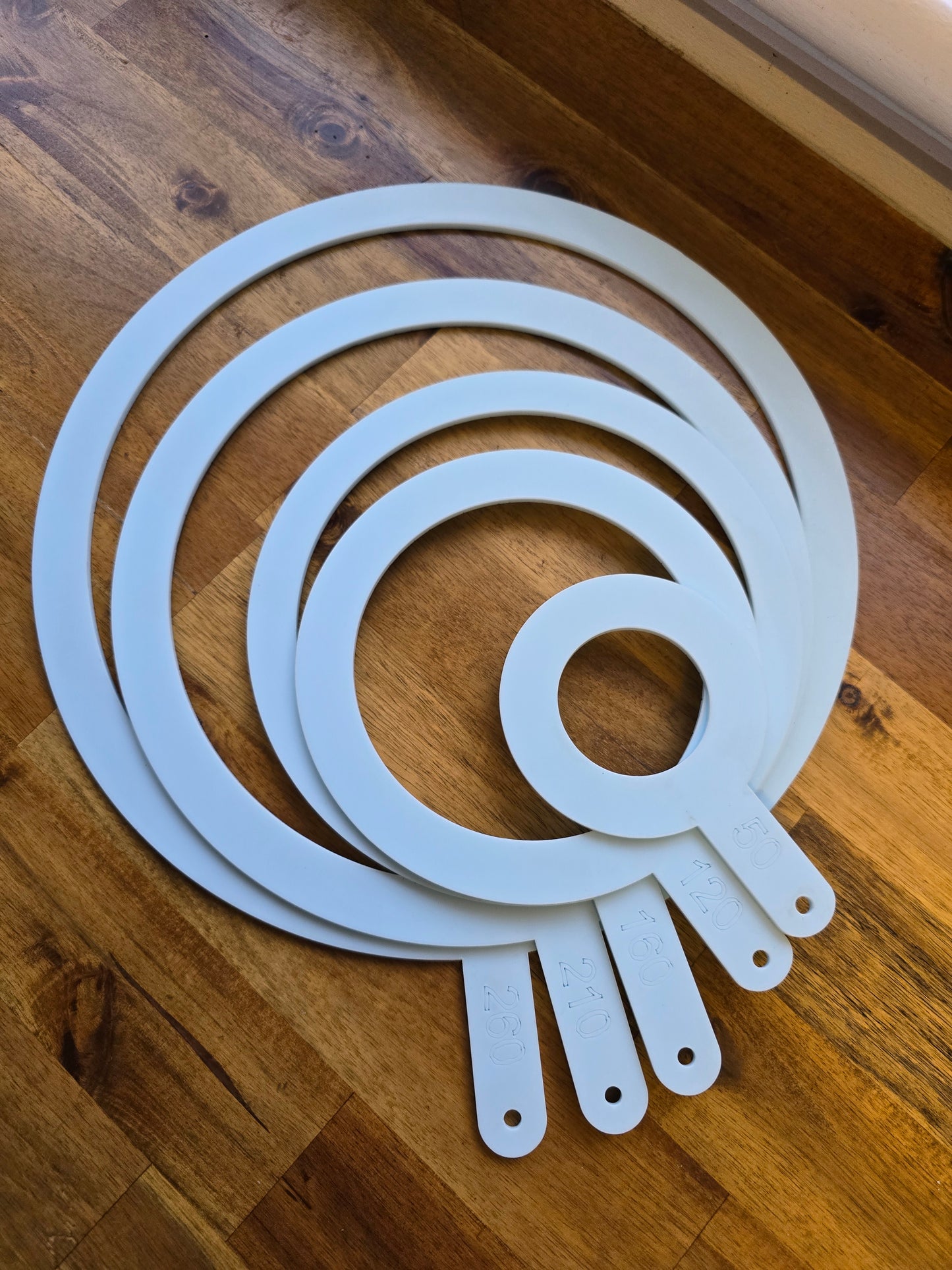 Bloom Sizing Rings Solid and Mixed Colours